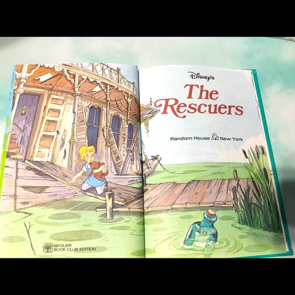WALT DISNEY’S VTG 70s THE RESCUERS. HARDCOVER BOOK - Picture 4 of 15